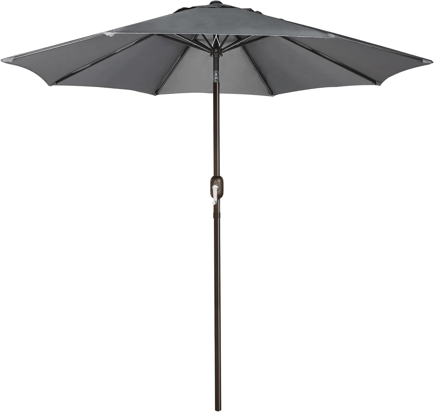 Blissun 9' Outdoor Patio Umbrella, Outdoor Table Umbrella, Yard Umbrella, Market Umbrella with 8 Sturdy Ribs, Push Button Tilt and Crank